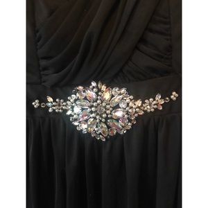 Flowing Dress With Crystal Detail